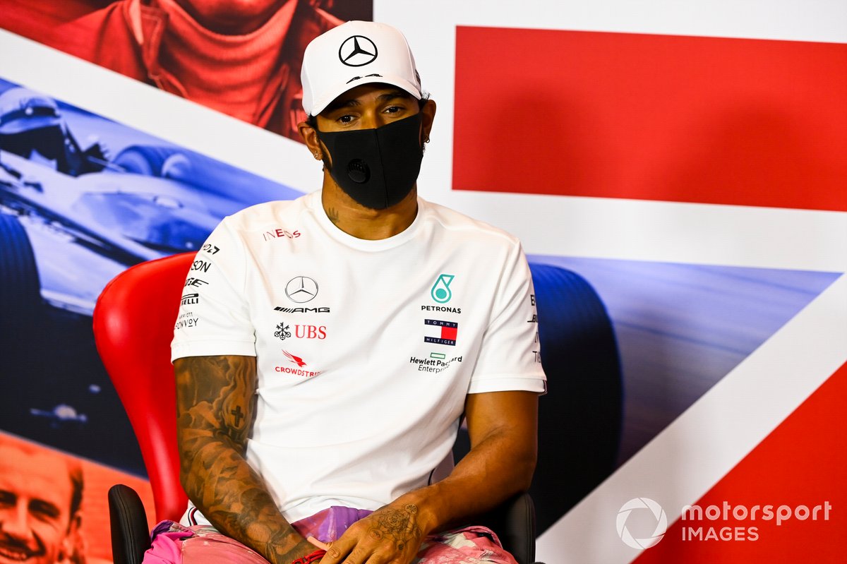 Lewis Hamilton, Mercedes AMG F1 in conferenza stampa