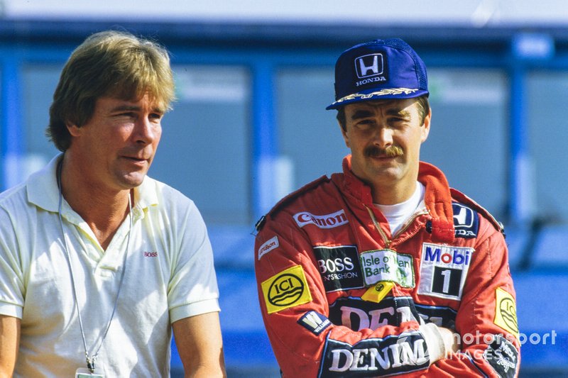 James Hunt y Nigel Mansell, Williams