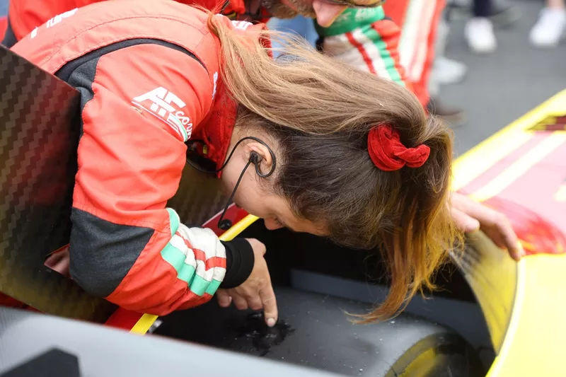 #Ferrari 499P AF Corse n°83 : Robert Kubica, Yifei Ye, Philip Hanson