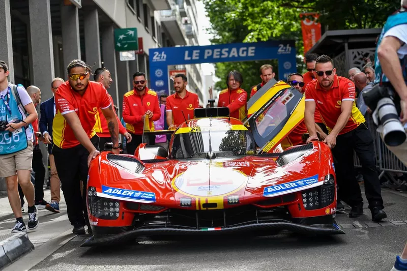 #50 Ferrari AF Corse Ferrari 499P d'Antonio Fuoco, Miguel Molina, Nicklas Nielsen