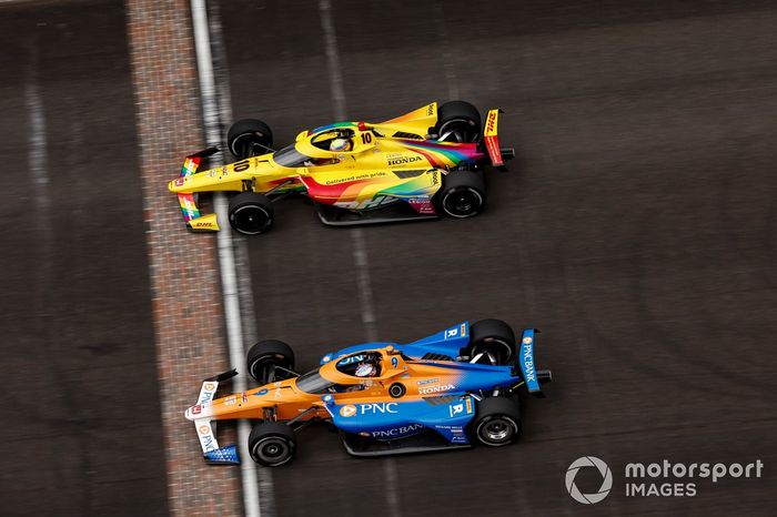 Scott Dixon, Chip Ganassi Racing Honda, Alex Palou, Chip Ganassi Racing Honda
