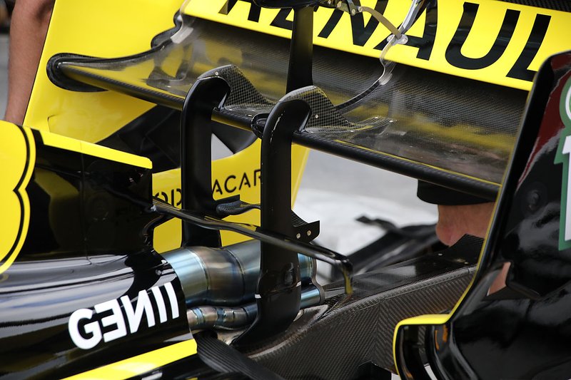 Renault F1 Team R.S.19 rdettaglio ala posteriore