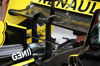 L'aileron arrière de la Renault F1 Team R.S.19