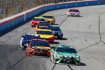 Kyle Busch, Joe Gibbs Racing, Toyota Camry Interstate Batteries, Martin Truex Jr., Joe Gibbs Racing, Toyota Camry Bass Pro Shops