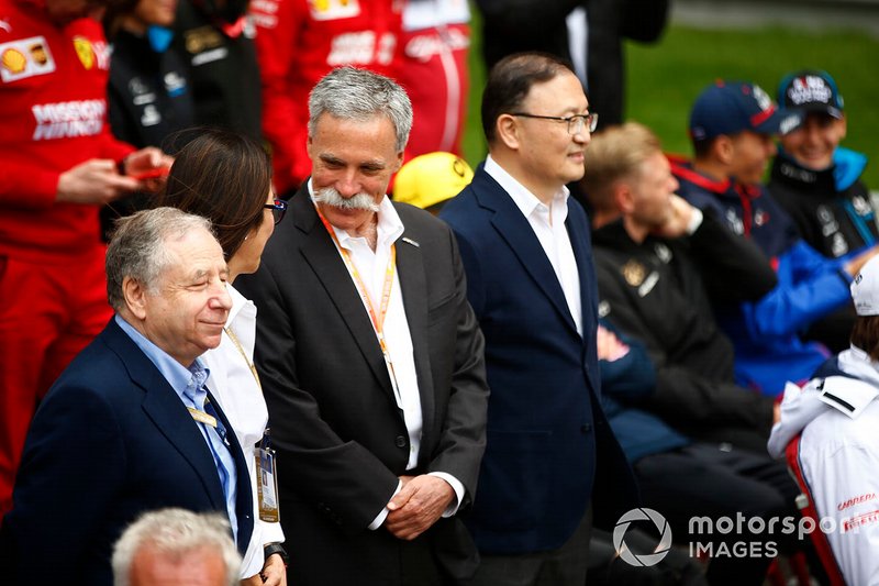Cerimônia: Antes do GP 1000, celebrações em Xangai com Jean Todt, presidente da FIA, e Chase Carey, CEO da F1