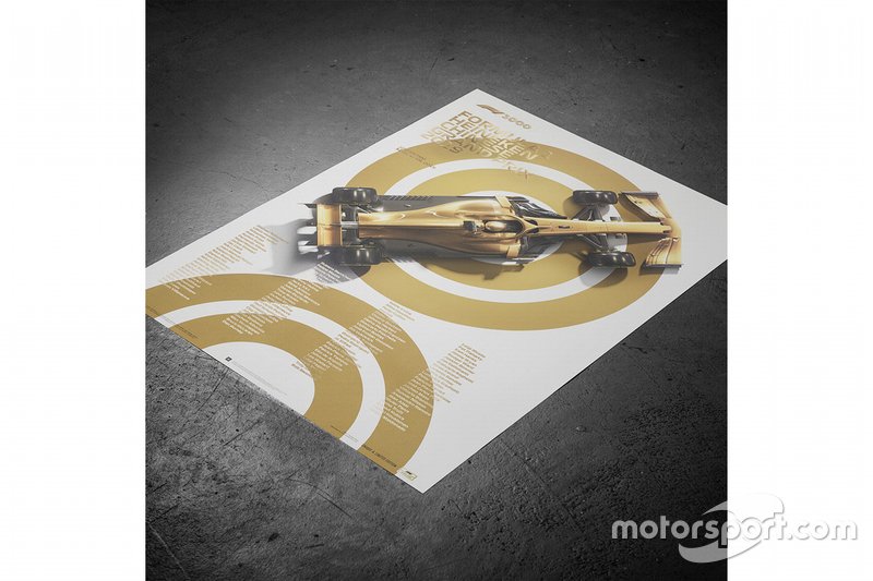 Formula 1, 1000. GP hatıra posteri