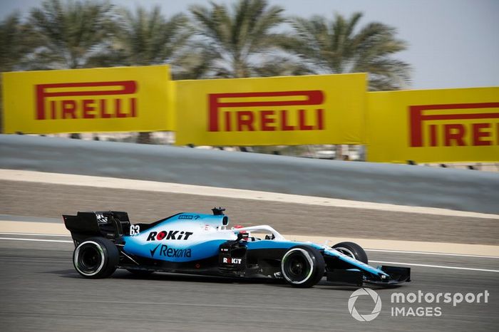 George Russell, el martes con Williams