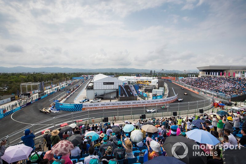 Oliver Rowland, Nissan e.Dams, Nissan IMO1, Jean-Eric Vergne, DS TECHEETAH, DS E-Tense FE19, Antonio Felix da Costa, BMW I Andretti Motorsports, BMW iFE.18, Daniel Abt, Audi Sport ABT Schaeffler, Audi e-tron FE05, Alexander Sims, BMW I Andretti Motorsports, BMW iFE.18, Andre Lotterer, DS TECHEETAH, DS E-Tense FE19