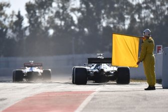 Marshal met gele vlag