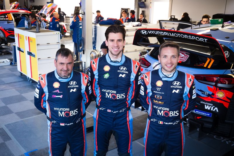 Daniel Elena, Nicolas Gilsoul, Anders Jaeger, Hyundai Motorsport