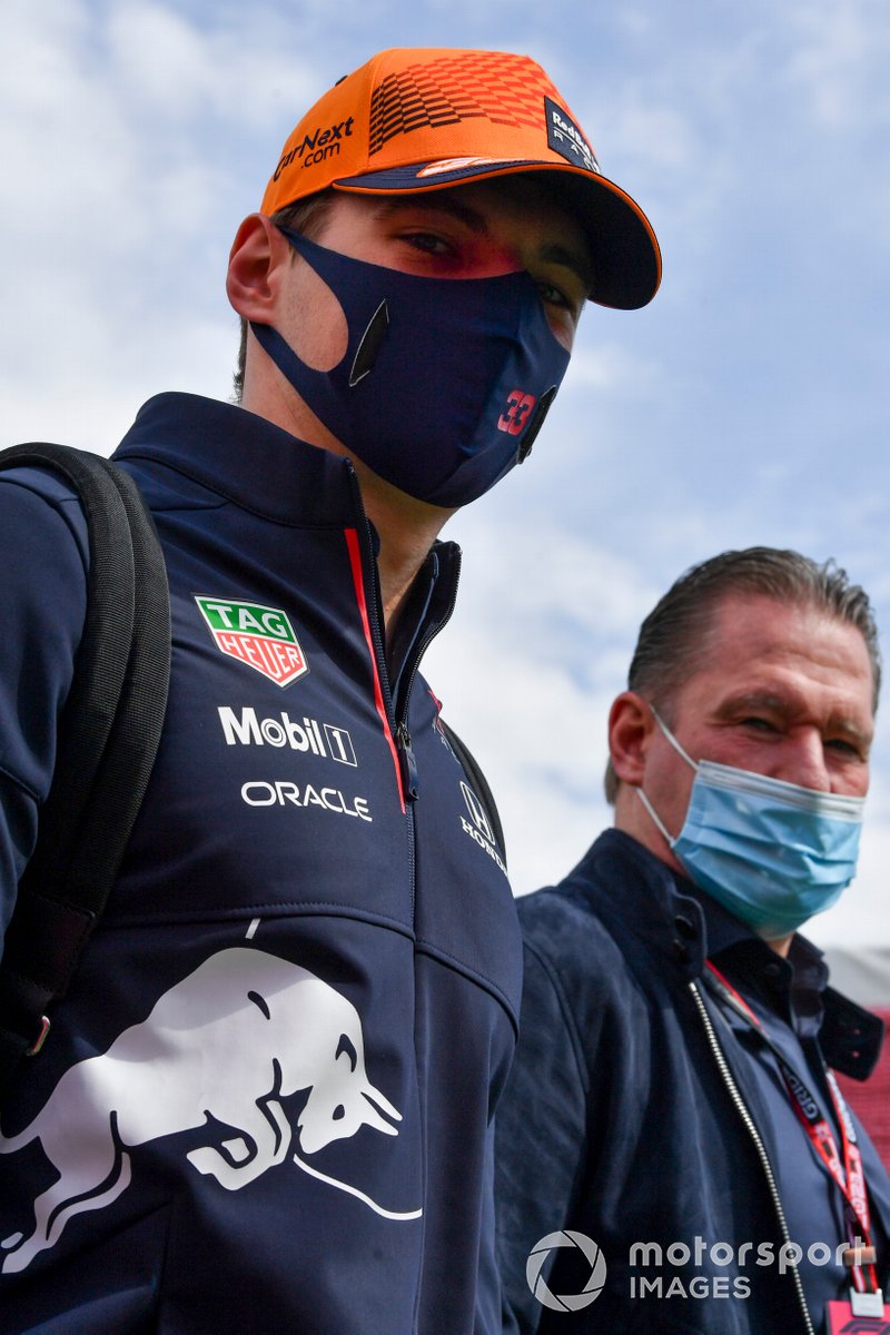 Max Verstappen, Red Bull Racing and Jos Verstappen