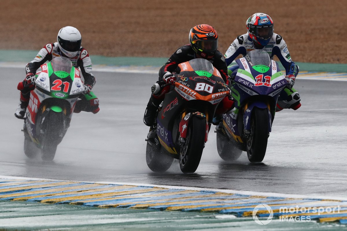 Kevin Zannoni, LCR E-Team, Jasper Iwema, Pons Racing 40, Matteo Ferrari, Team Gresini MotoE