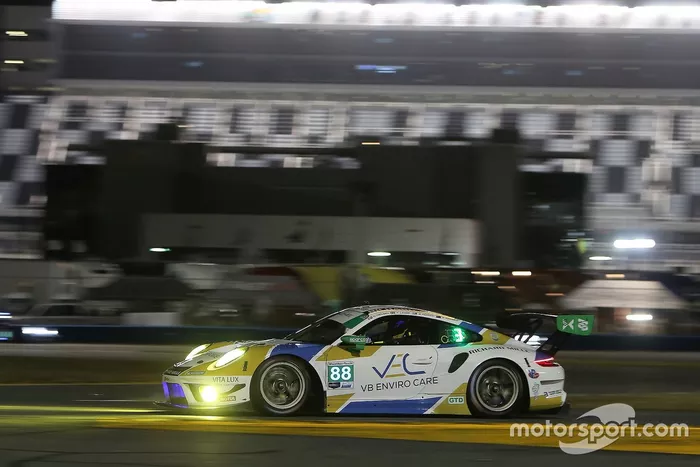 #88 Team Hardpoint EBM Porsche 911 GT3R, GTD: Rob Ferriol, Earl Bamber, Katherine Legge, Christina Nielsen