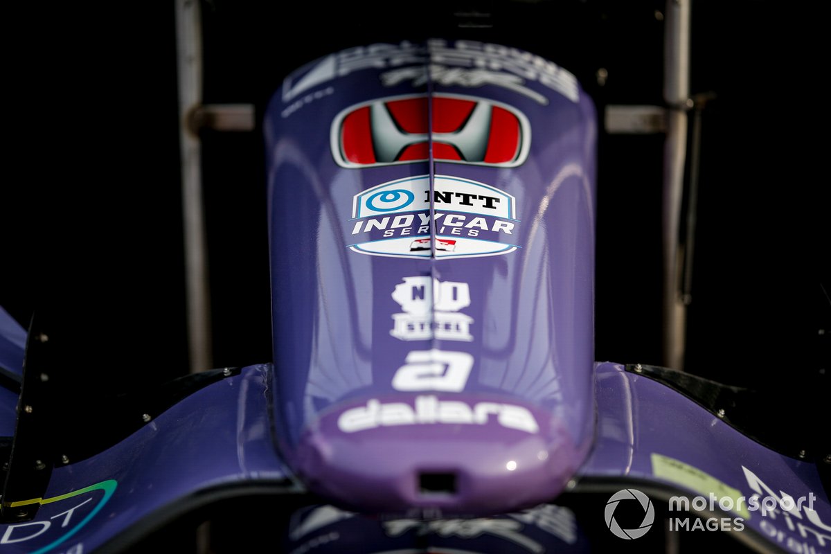 Detalle de frente del coche de Romain Grosjean, Dale Coyne Racing with RWR Honda