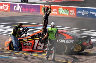 Race winner Martin Truex Jr., Joe Gibbs Racing, Toyota Camry