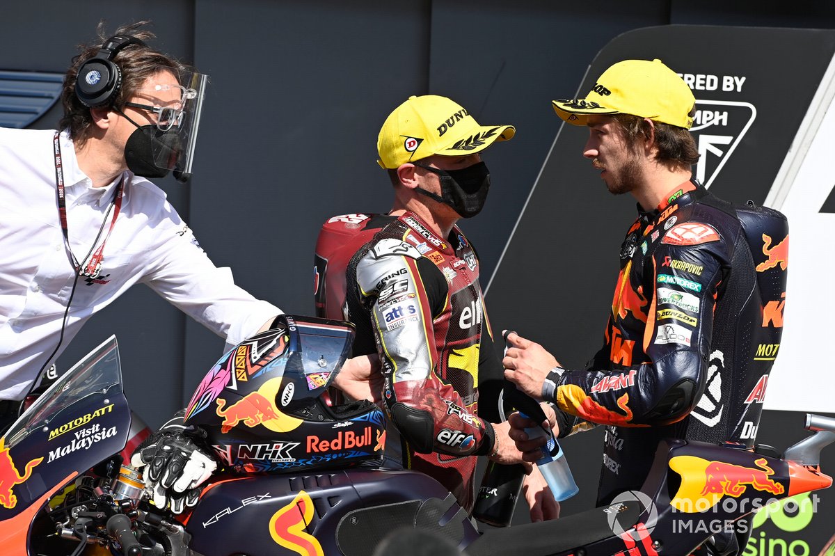 Remy Gardner, Red Bull KTM Ajo parc ferme