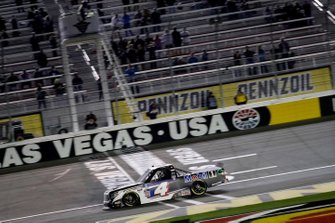 Race winner John Hunter Nemechek, Kyle Busch Motorsports, Toyota Tundra