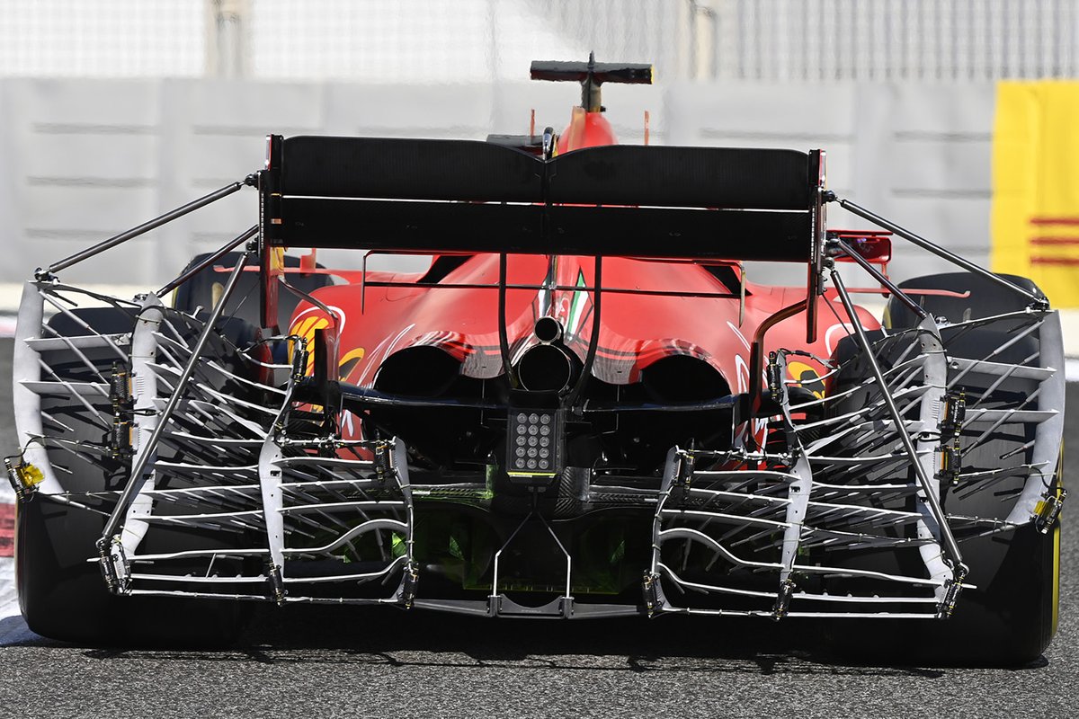 Sebastian Vettel, Ferrari SF1000 with rear sensors