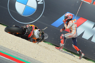 Marc Marquez, Repsol Honda Team crash