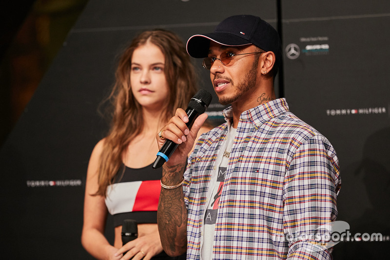 Lewis Hamilton és Palvin Barbara, Budapest