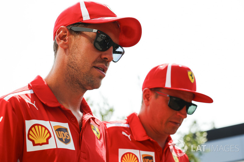 Kimi Raikkonen, Ferrari, Sebastian Vettel, Ferrari