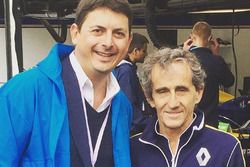 Roberto Diacetti, presidente di EUR SpA, con Alain Prost