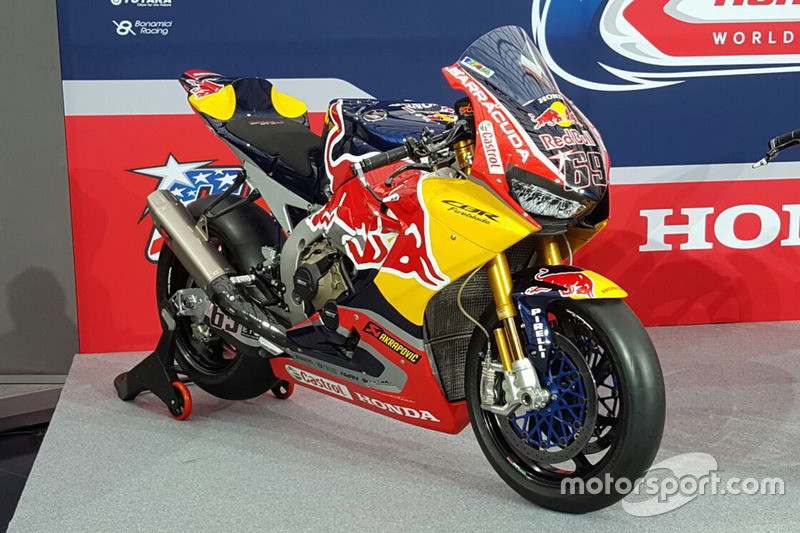 La moto de Nicky Hayden, Honda World Superbike Team