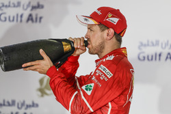 Sebastian Vettel, Ferrari, ganador