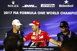 Press conference: Esteban Ocon, Force India, Sebastian Vettel, Ferrari, Sergio Perez, Force India