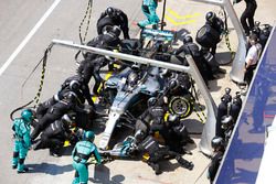 Boxenstopp: Valtteri Bottas, Mercedes AMG F1 W08
