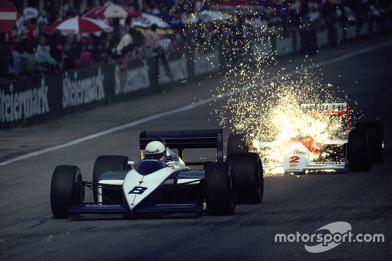 1987 - Andrea de Cesaris, Brabham, e Stefan Johansson, McLaren