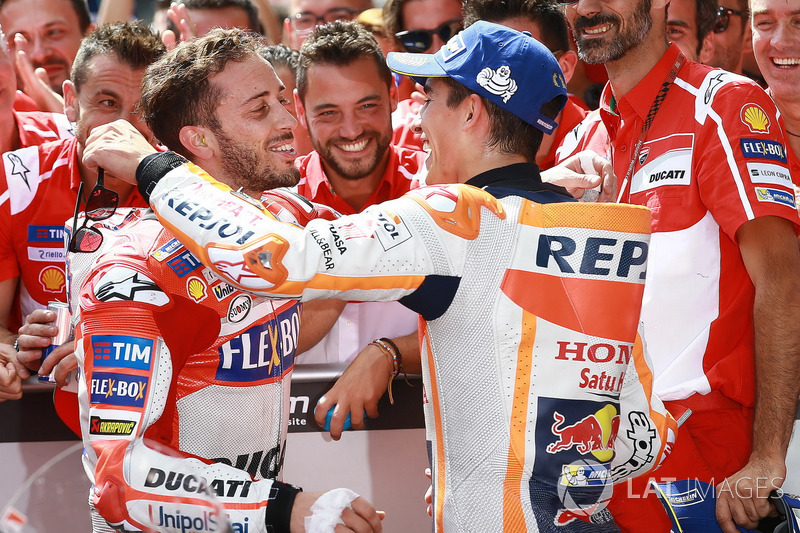 Andrea Dovizioso, Ducati Team, Marc Marquez, Repsol Honda Team