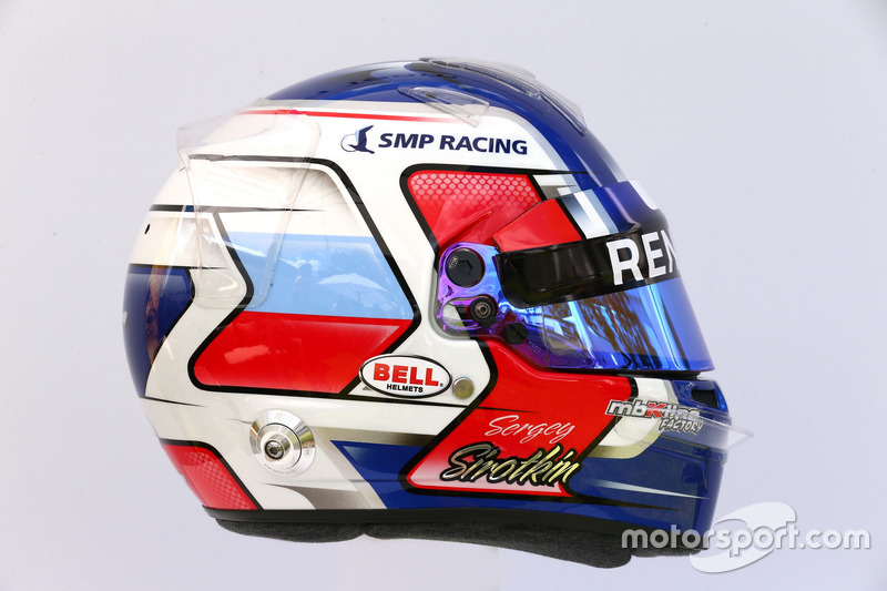 Casco de Sergey Sirotkin, Renault Sport F1