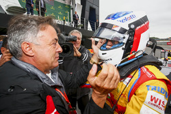 Race winner Giuliano Alesi, Trident, Jean Alesi
