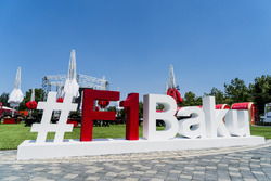 Promotionele hashtag in Baku
