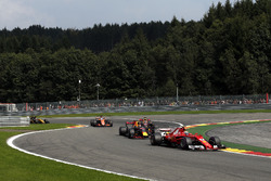 Kimi Raikkonen, Ferrari SF70H alla partenza della gara