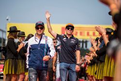 Max Verstappen, Red Bull Racing, on the drivers parade