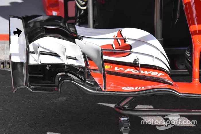 Ferrari SF70H: Frontflügel