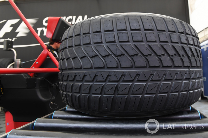 Pirelli tyre preparation area