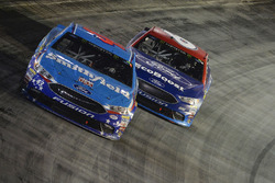 Aric Almirola, Richard Petty Motorsports Ford, Trevor Bayne, Roush Fenway Racing Ford