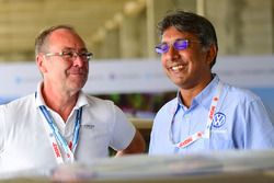 Bernhard Gobmeier, Volkswagen Group Motorsport director, Sirish Vissa, Head of Volkswagen Motorsport India