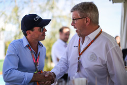 Ross Brawn, Formula One Managing Director of Motorsports and Alex Mea, Carbon Champagne