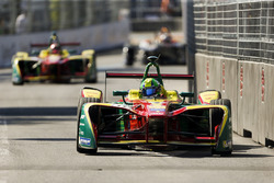 Lucas di Grassi, ABT Schaeffler Audi Sport, leads Daniel Abt, ABT Schaeffler Audi Sport