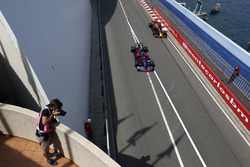 Photographer with Carlos Sainz Jr., Scuderia Toro Rosso STR12, Daniel Ricciardo, Red Bull Racing RB1