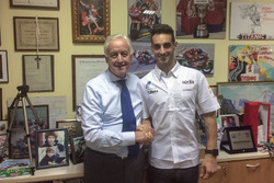 Giampiero Sacchi, proprietario del team IodaRacing Project e Leandro Mercado