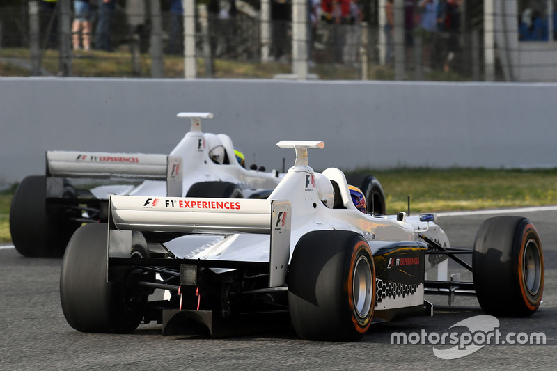 Patrick Friesacher, F1 Experiences 2-Seater driver and Zsolt Baumgartner, F1 Experiences 2-Seater driver