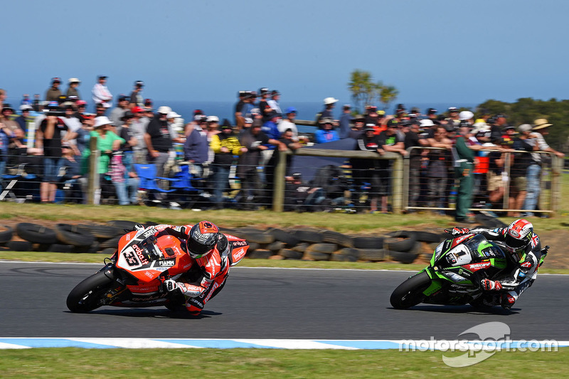 Marco Melandri, Ducati Team, Jonathan Rea, Kawasaki Racing
