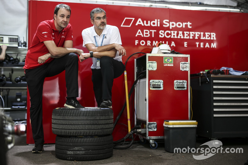Thomas Biermaier, ABT Schaeffler Audi Sport y Dieter Gass, Jefe de Audi Sport