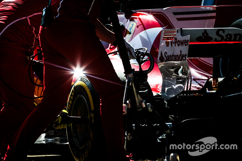 10. Sebastian Vettel, Ferrari, bei den Formel-1-Tests in Barcelona
