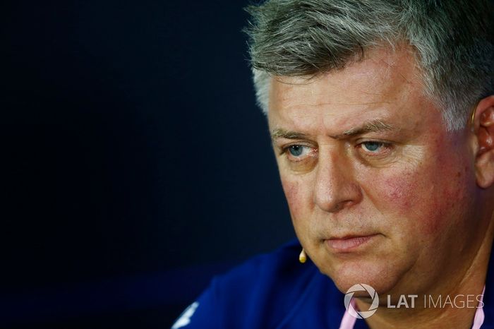 Otmar Szafnauer, Chief Operating Officer, Force India, in the  FIA press conference